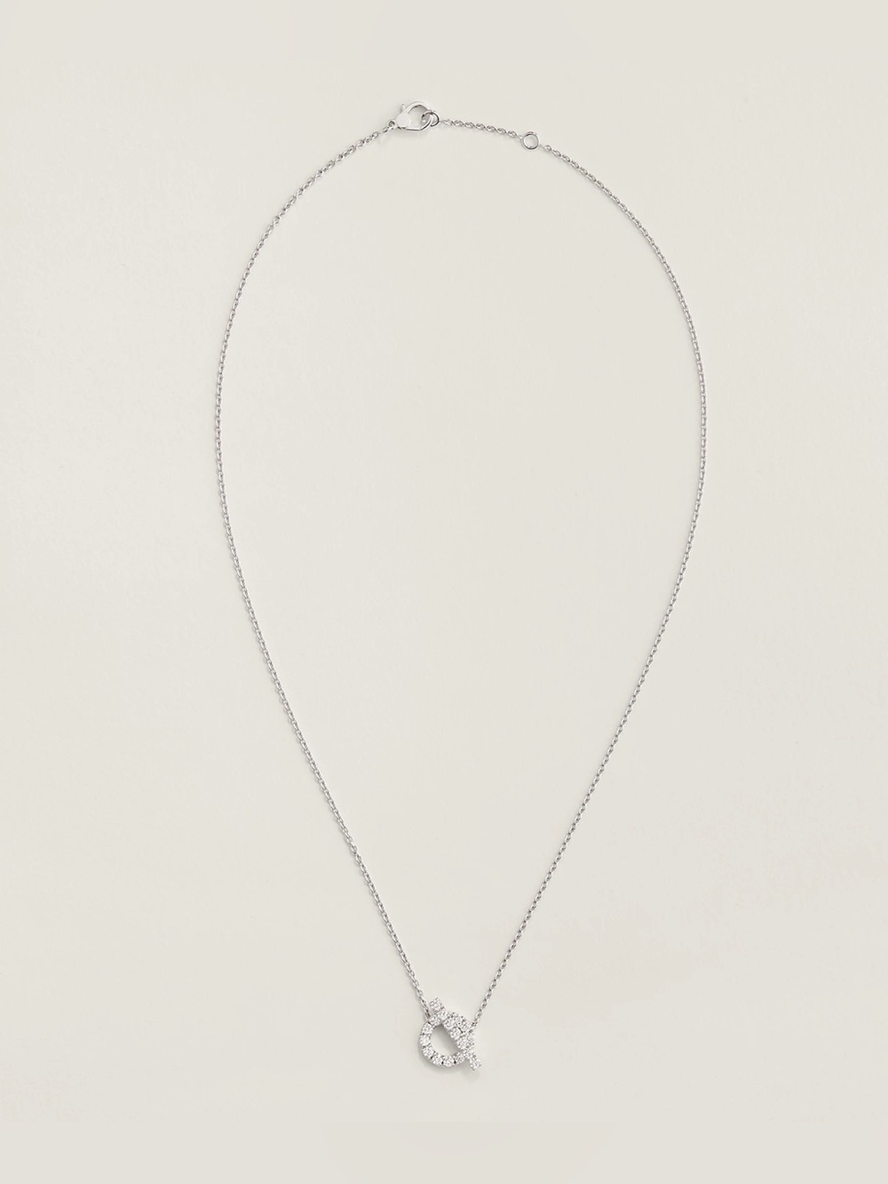 Authentic Hermes Finesse pendant Diamond Necklace - Picture 11 of 11